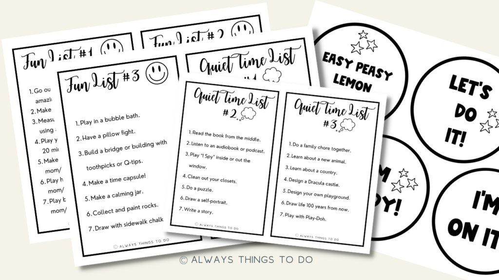 routines for school product cards