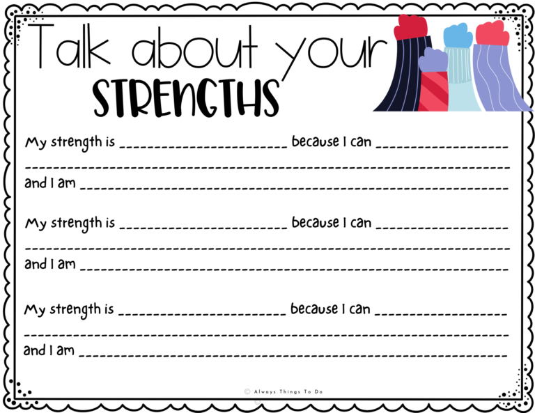 What Are My Strengths? Individual & Group Activities for Social