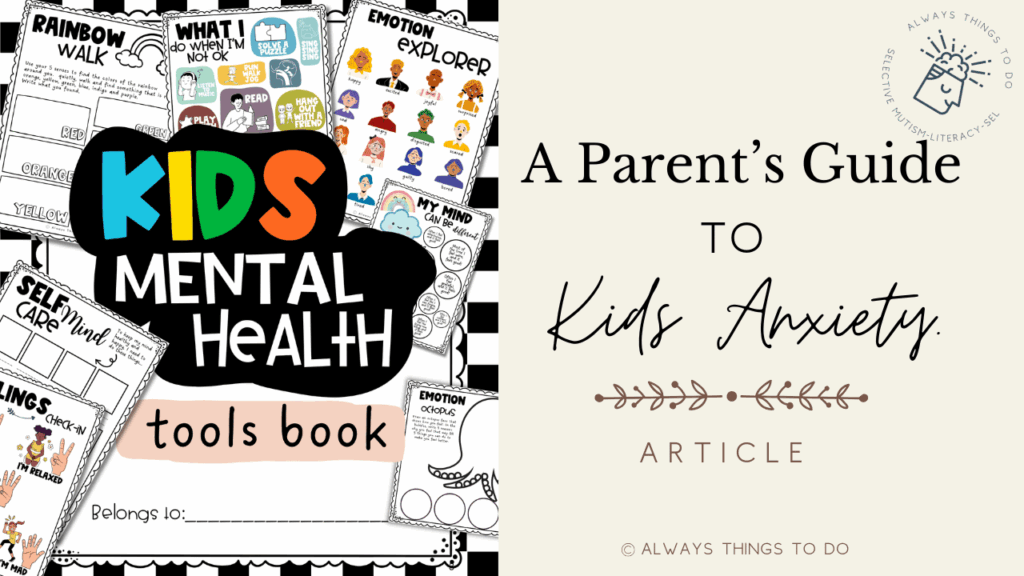 Kids Mental Health Tools Book: Kids Tookit for Worry, Emotion Regulation, Self-Care, Anxiety, Stress. Explore Gratitude Journal, Coping Strategies