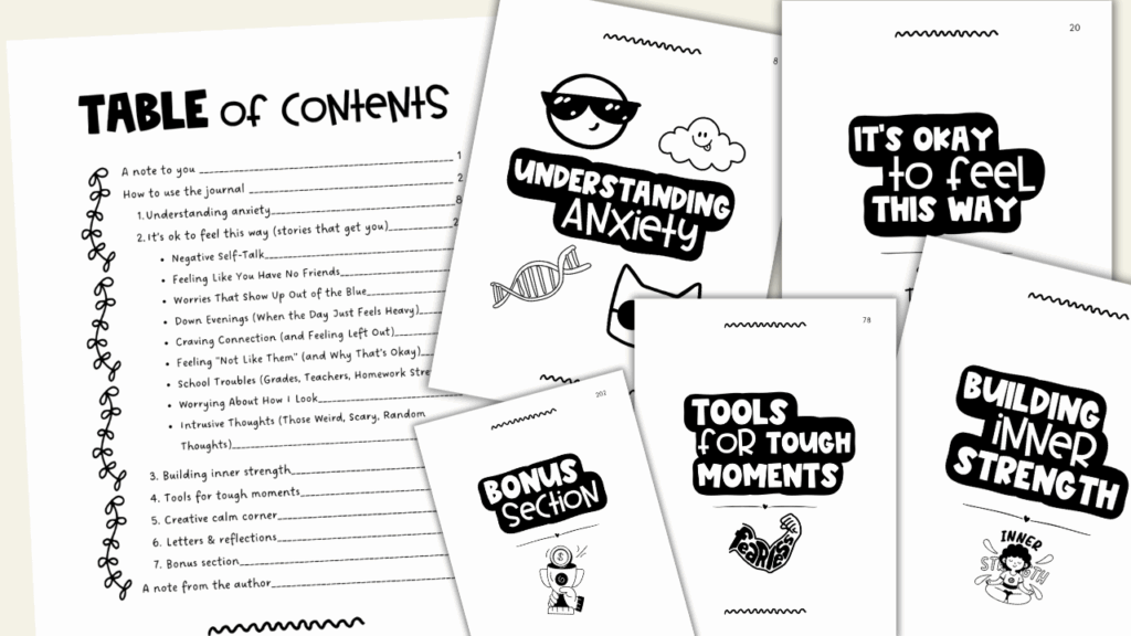 anxiety relief for pre-tens and teens